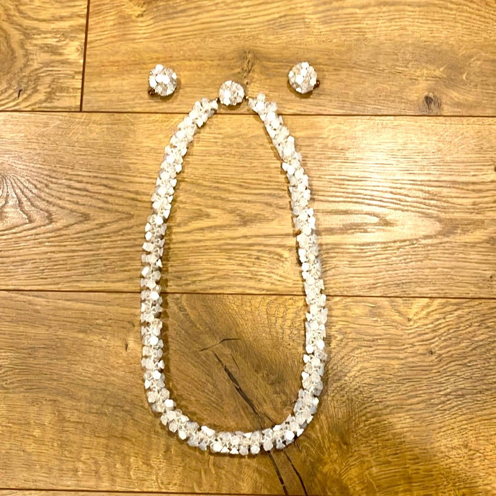 Vintage Flower Jewelry Set